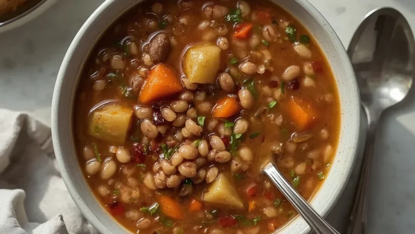 Cabbage and Red Lentil Soup