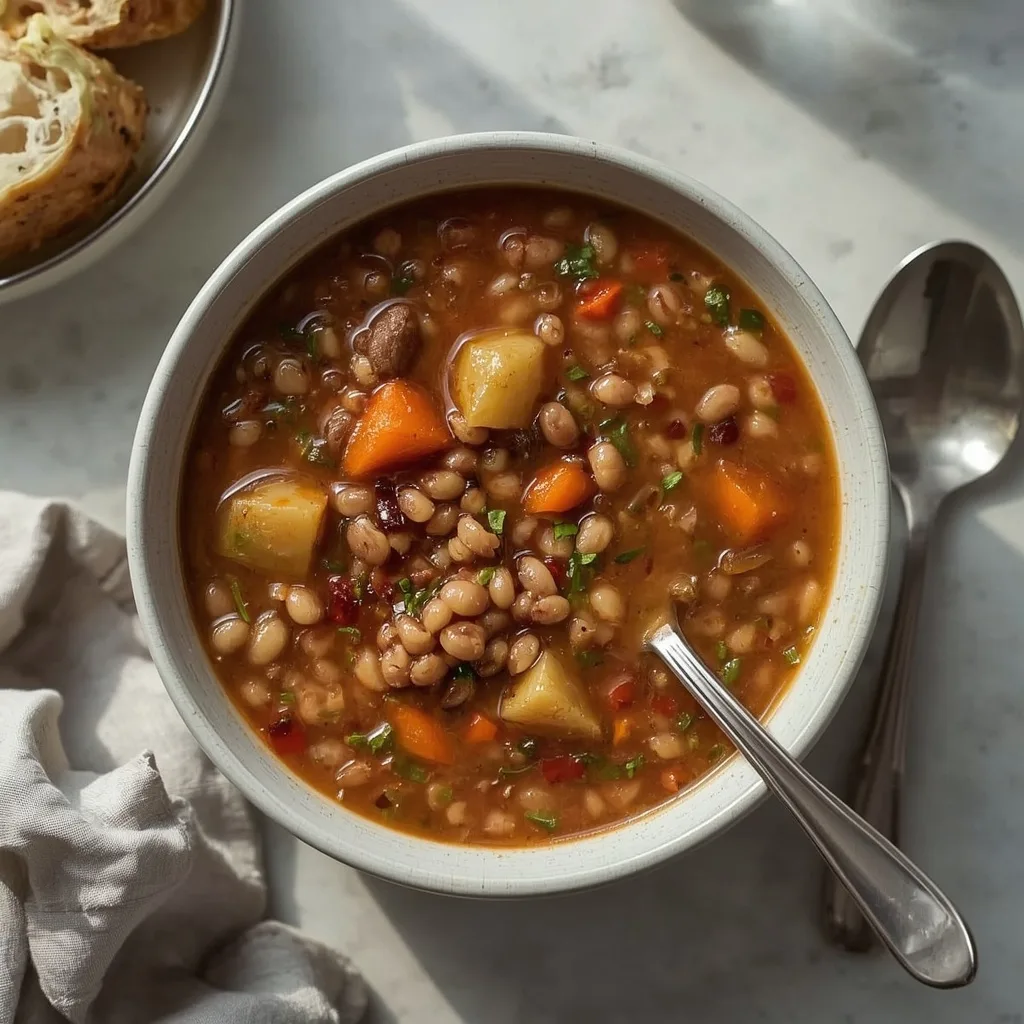 Cabbage and Red Lentil Soup