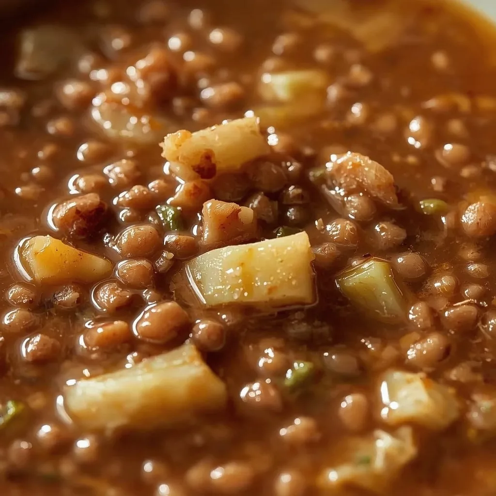 Cabbage and Red Lentil Soup