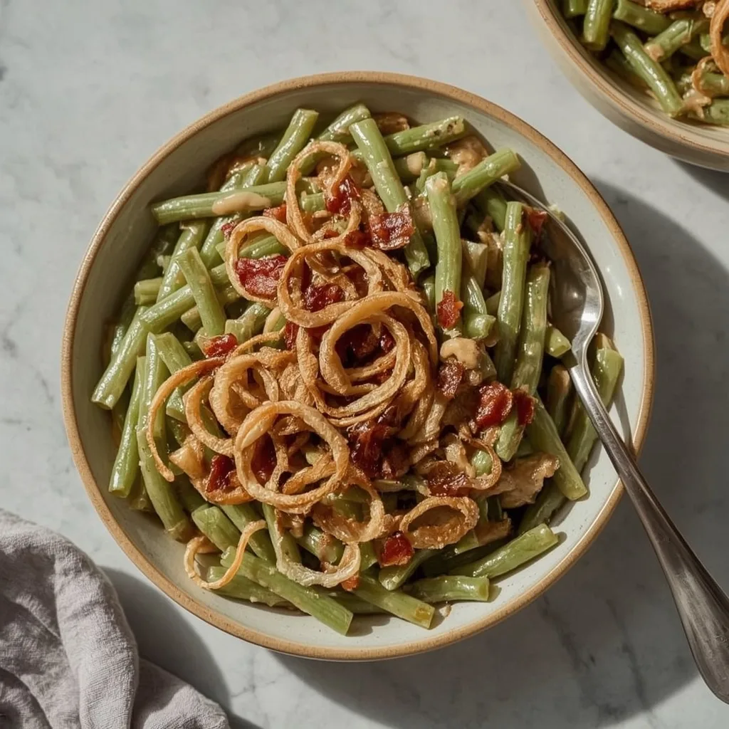Campbell's Green Bean Casserole (Bacon-Free, Alcohol-Free)