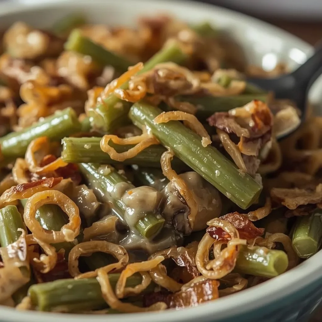 Campbell's Green Bean Casserole (Bacon-Free, Alcohol-Free)