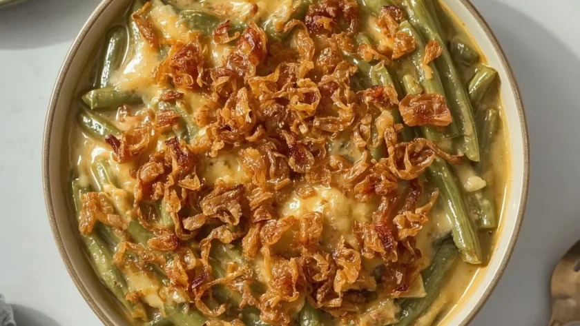 Cheesy Green Bean Casserole
