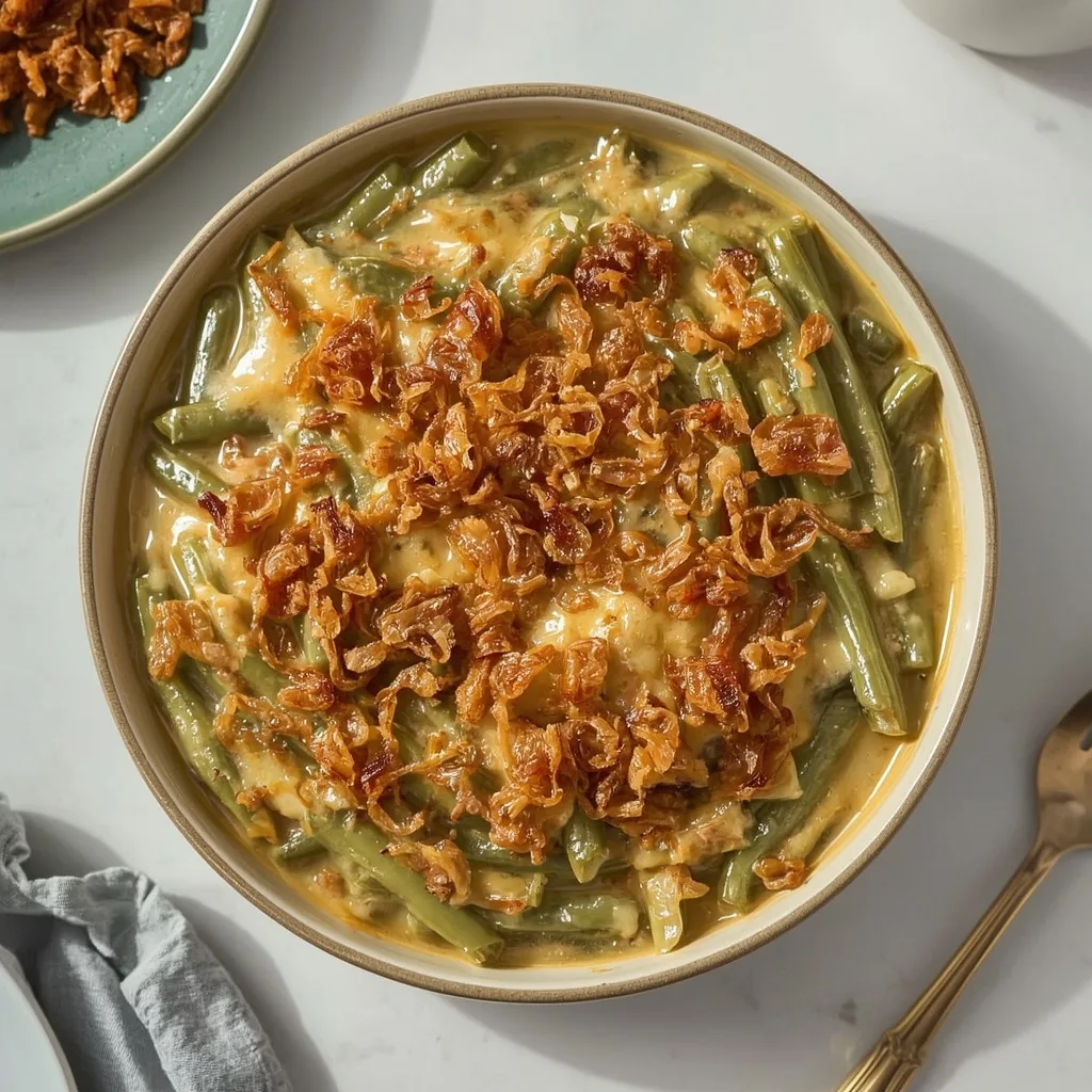 Cheesy Green Bean Casserole