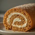 Classic Pumpkin Roll with Cream Cheese Filling - recipe card