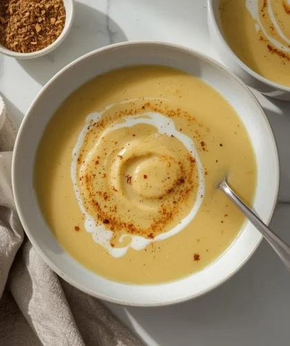 Creamy Spiced Parsnip Soup