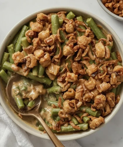 Crockpot Green Bean Casserole