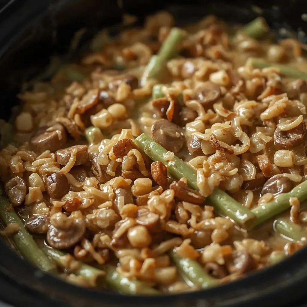 Crockpot Green Bean Casserole