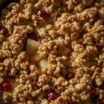 Gordon Ramsay Apple and Cranberry Crumble - recipe card