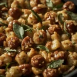 Gordon Ramsay Inspired Sausage and Sage Stuffing - recipe card