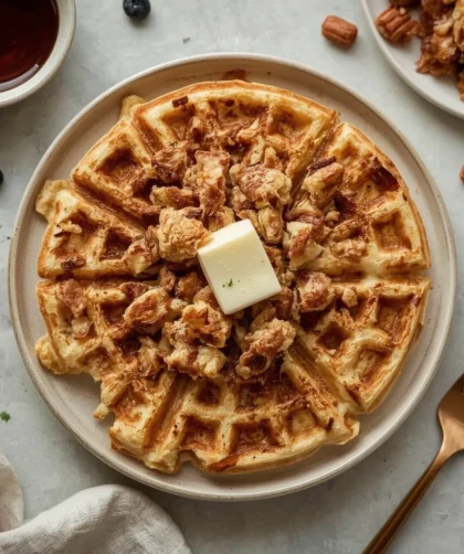 Gordon Ramsay Leftover Stuffing Waffles
