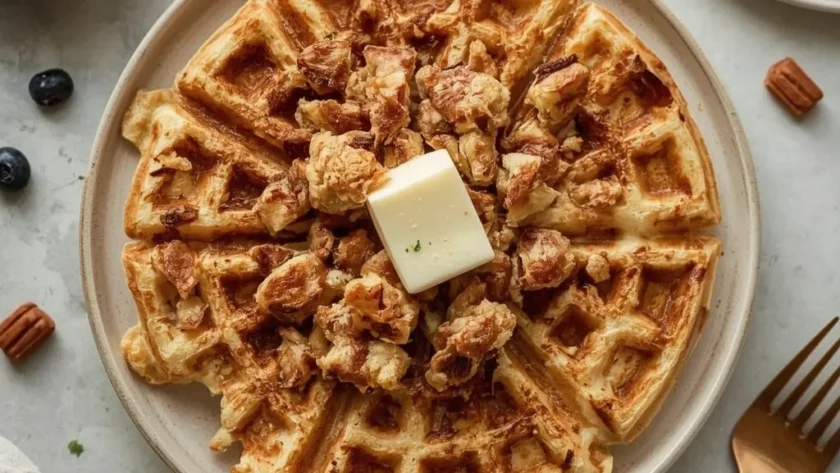 Gordon Ramsay Leftover Stuffing Waffles
