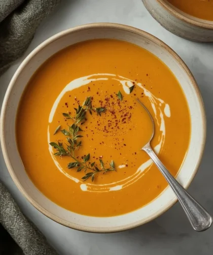 Gordon Ramsay Roasted Carrot and Ginger Soup