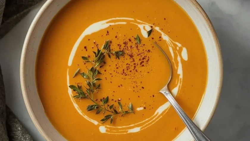 Gordon Ramsay Roasted Carrot and Ginger Soup