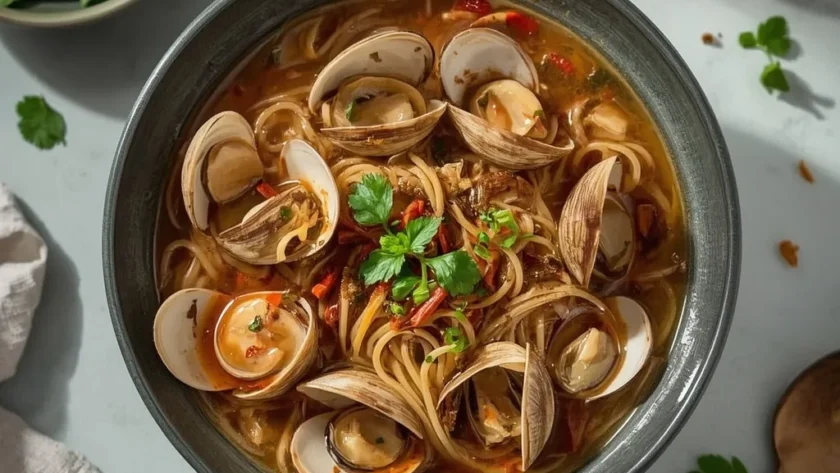 Gordon Ramsay Spicy Clam Noodle Soup