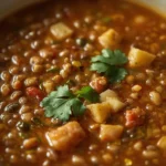 Gordon Ramsay Spicy Lentil Soup - recipe card