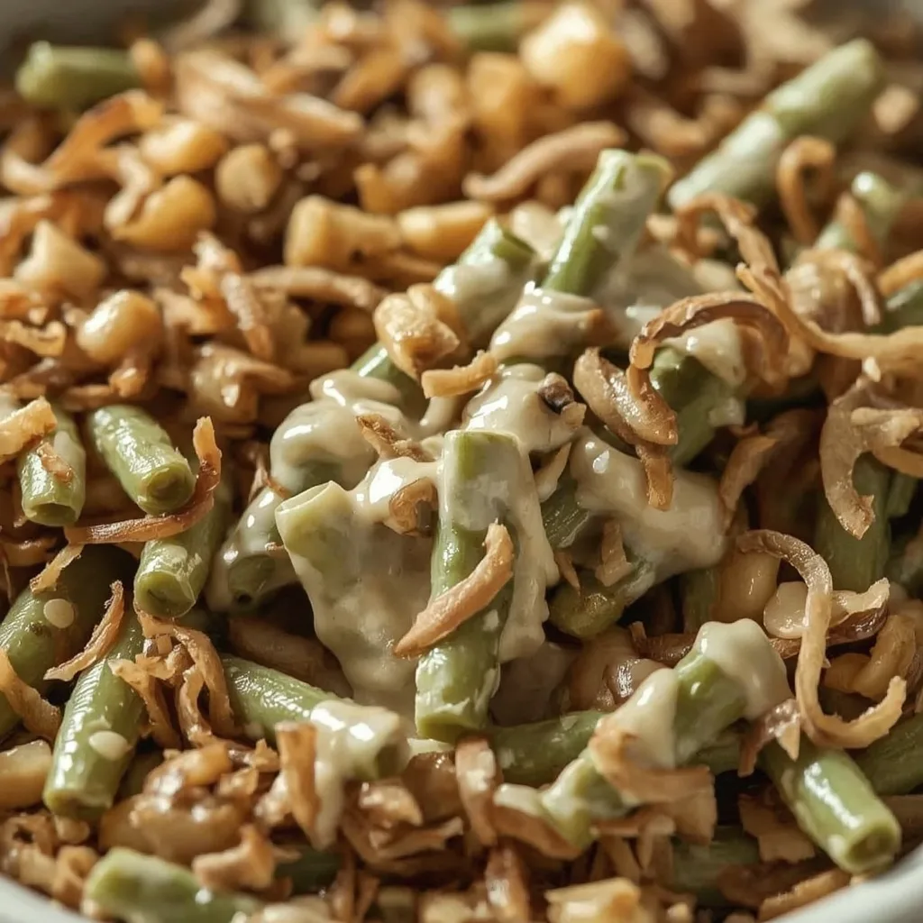 Green Bean Casserole with Cream Cheese