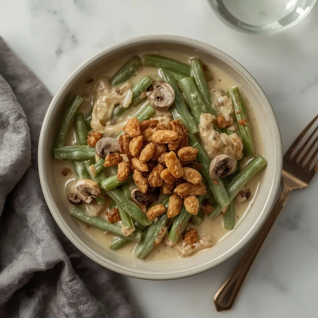 Green Bean Casserole with Cream of Chicken Soup