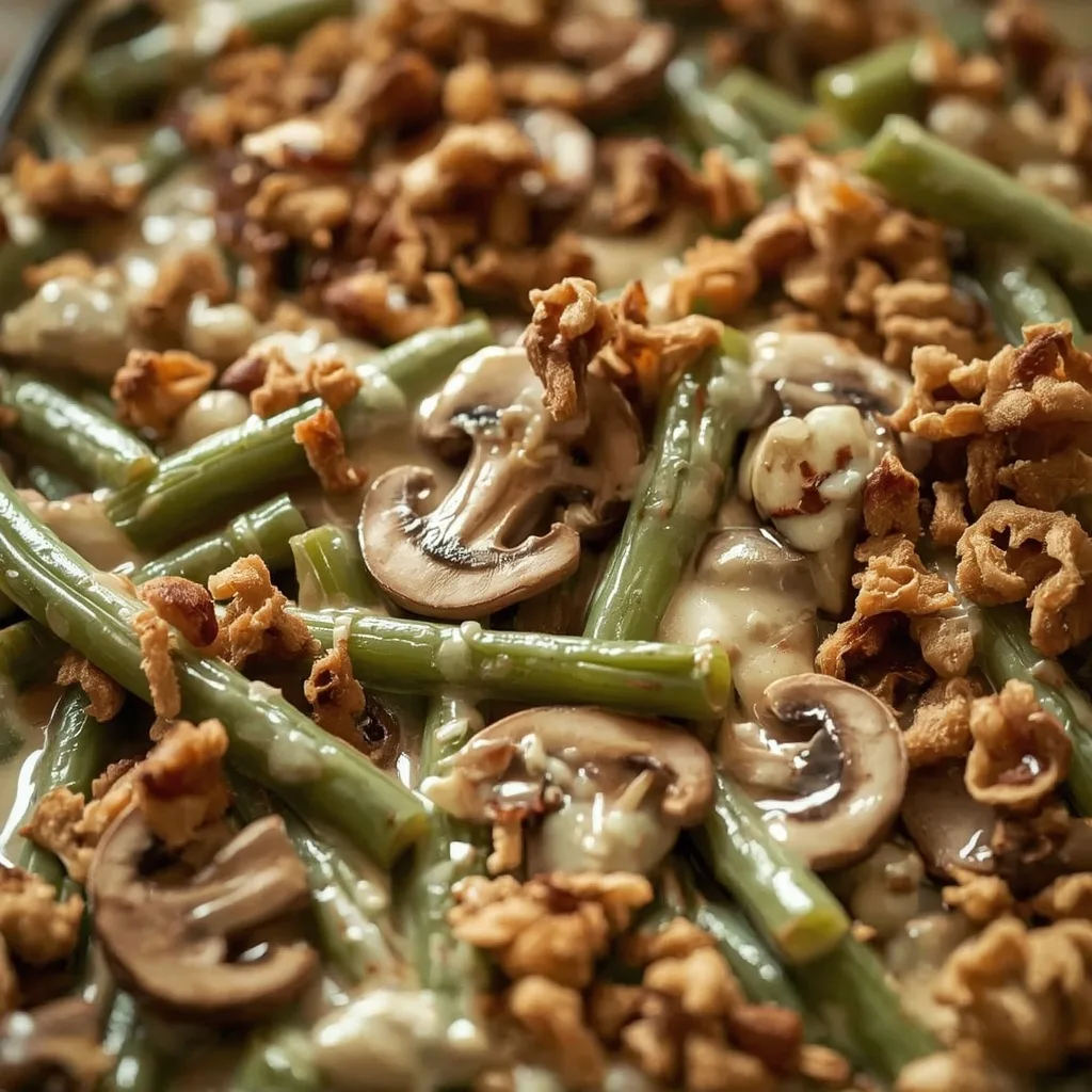 Green Bean Casserole with Cream of Chicken Soup