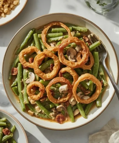 Healthy Green Bean Casserole