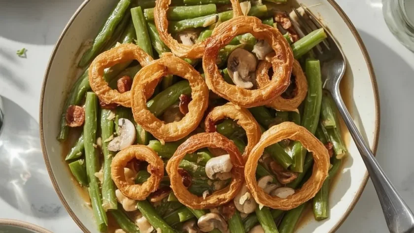 Healthy Green Bean Casserole