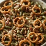 Healthy Green Bean Casserole - recipe card