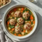 Italian Wedding Soup with Turkey Meatballs