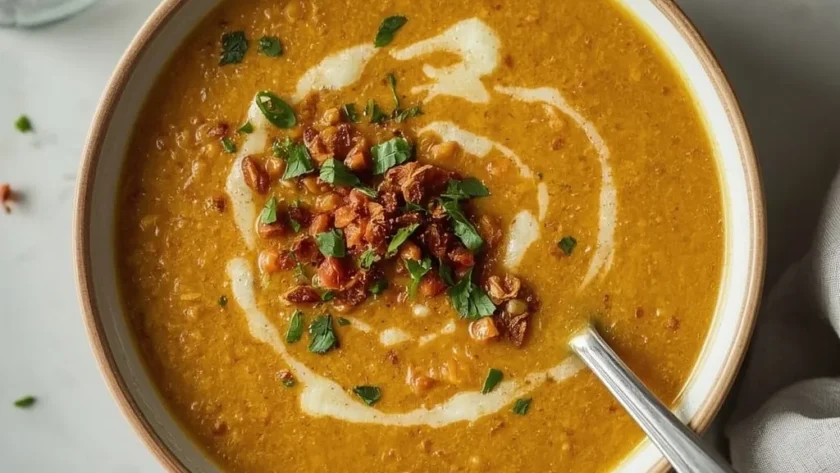 Lebanese Lentil Soup (Shorbat Adas)
