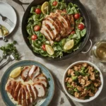 Leftover turkey breast recipes including Cobb salad, turkey piccata and turkey stir-fry