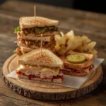 Leftover turkey sandwiches including a Thanksgiving leftover sandwich, grilled cheese and a turkey club