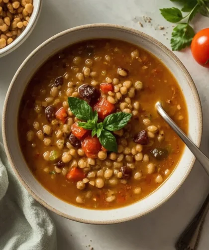 Mediterranean Lentil Soup