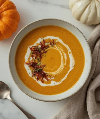 Pumpkin Red Curry Soup