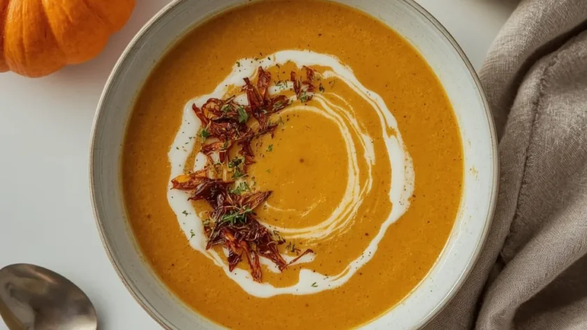 Pumpkin Red Curry Soup